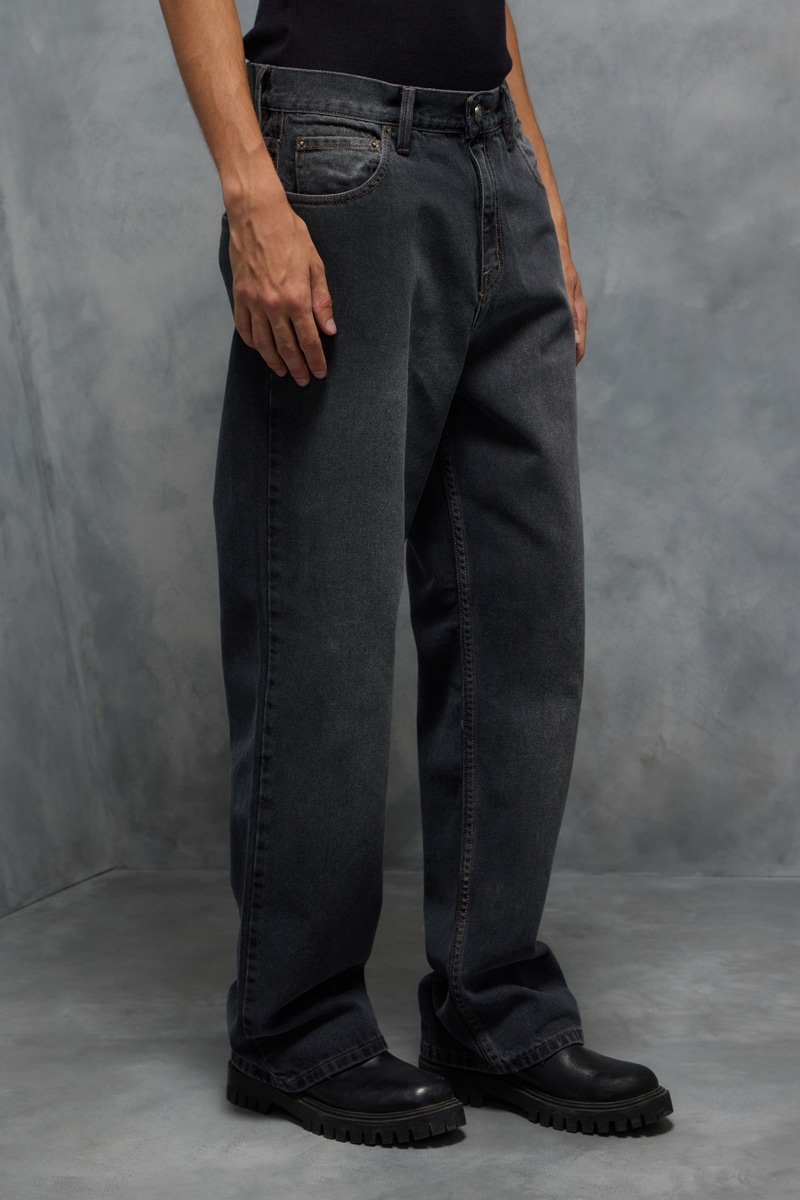 JEANS REAPER SMOKED LABEL                                                                            