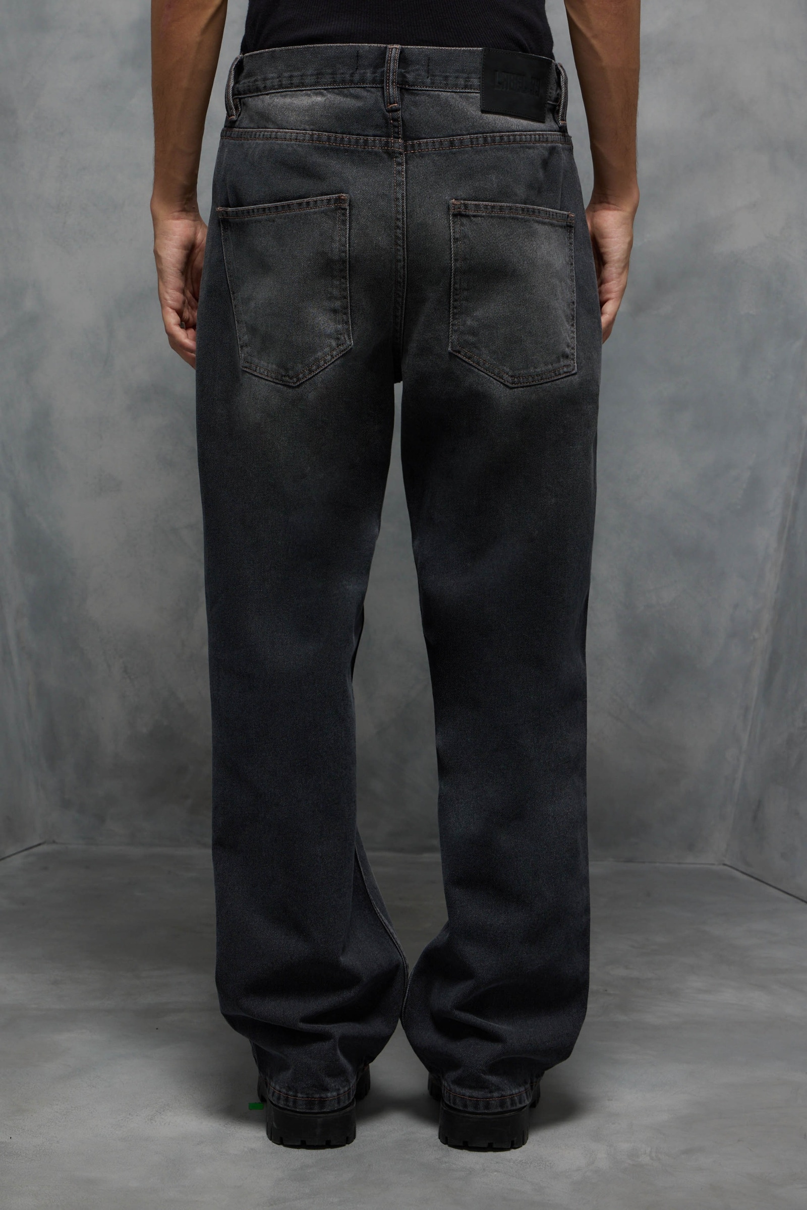 JEANS REAPER SMOKED LABEL                                                                            