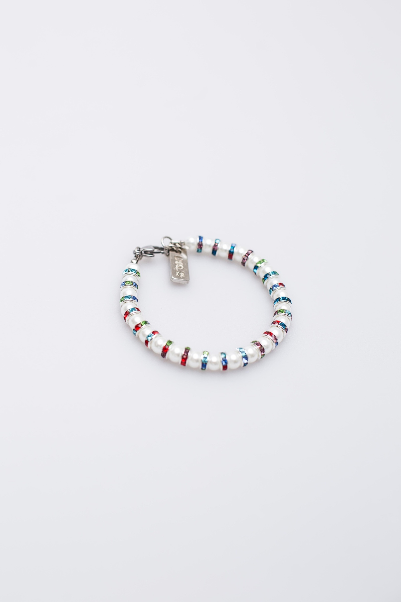 PULSERA WHITE RAINBOW