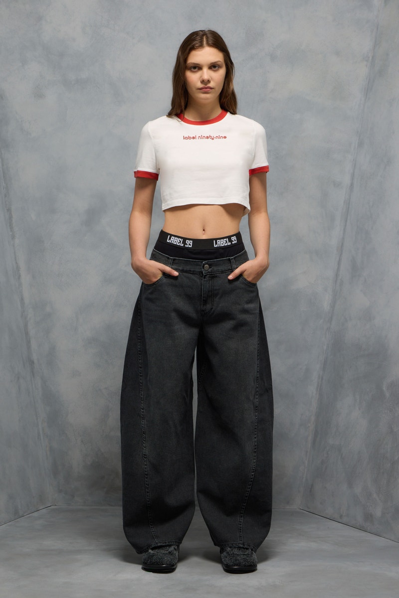 JEANS BARREL BOXER BLACK                                                                             