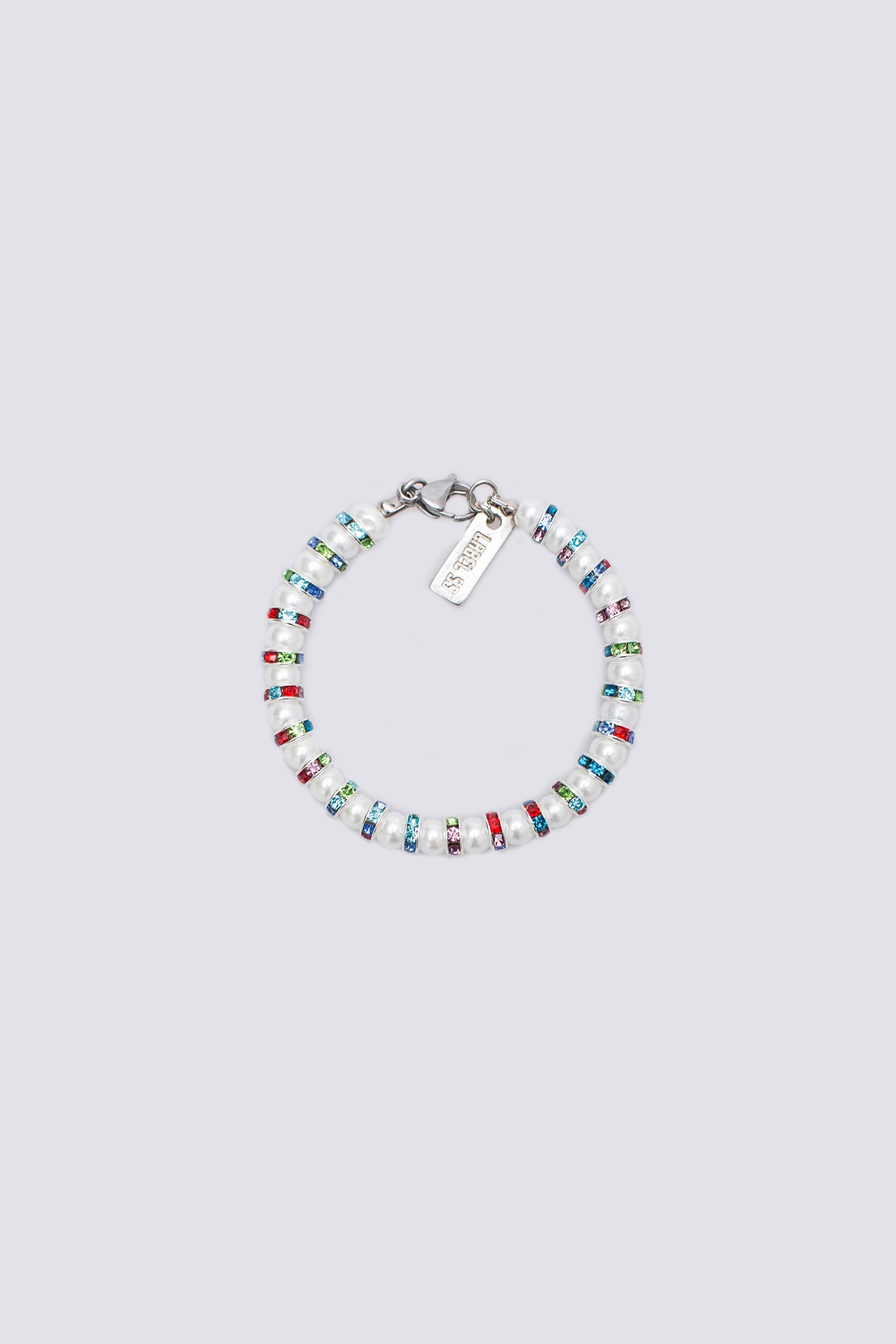 PULSERA WHITE RAINBOW