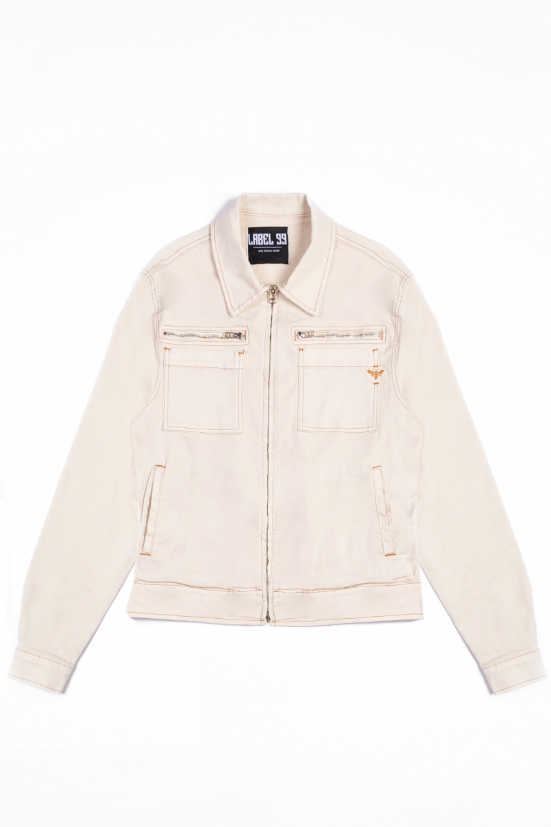 CAMPERA CREAMY LABEL