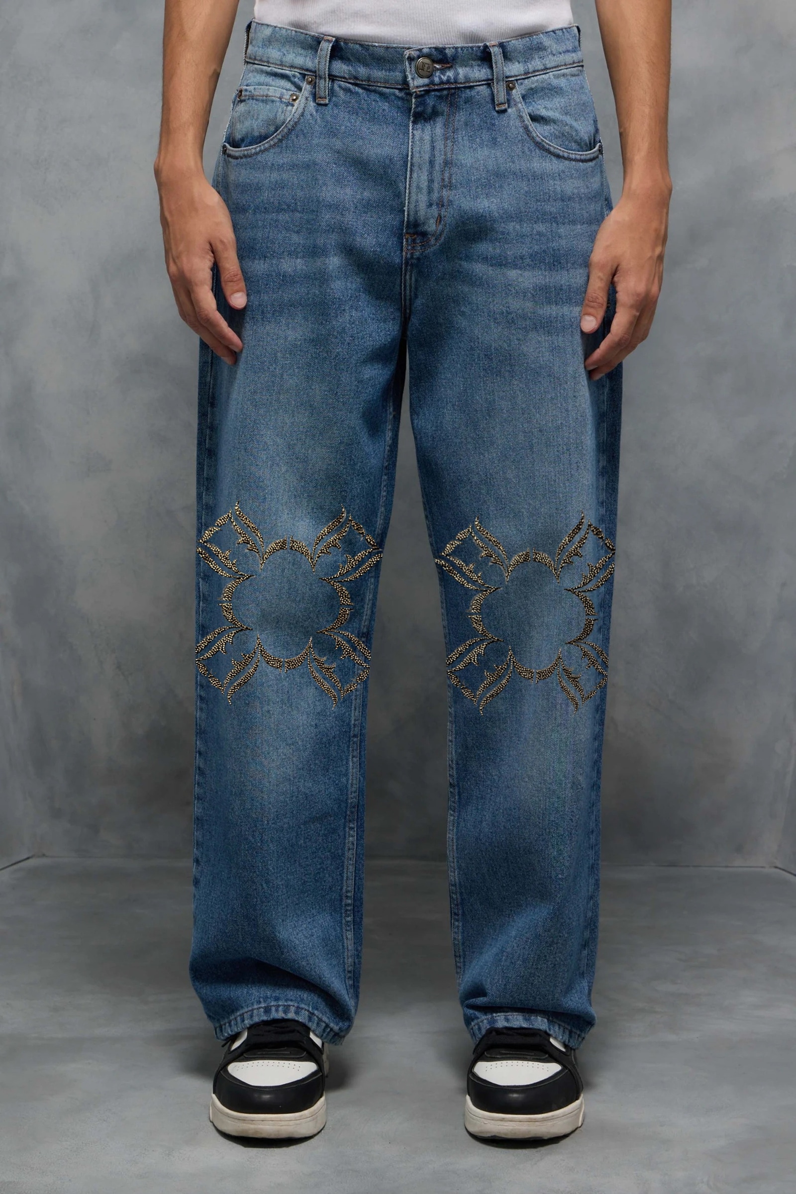JEANS REAPER BLUE BAF LABEL                                                                          