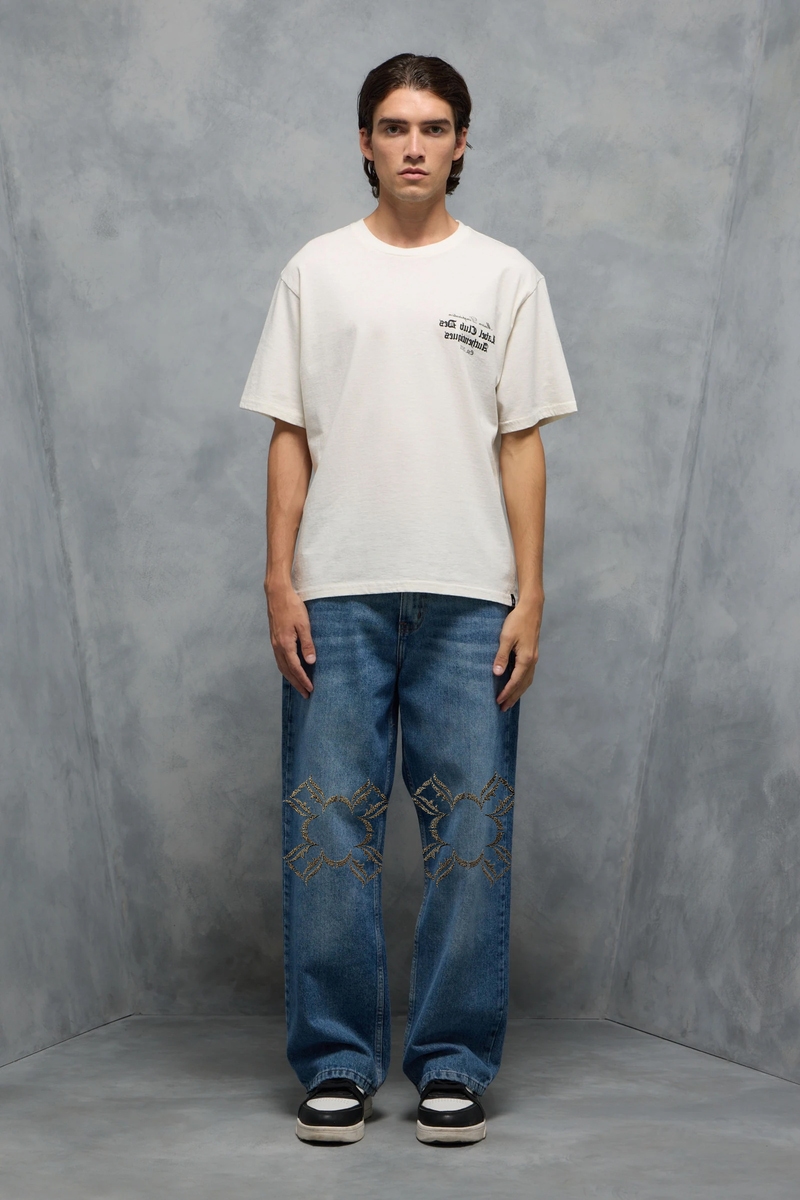 JEANS REAPER BLUE BAF LABEL                                                                          