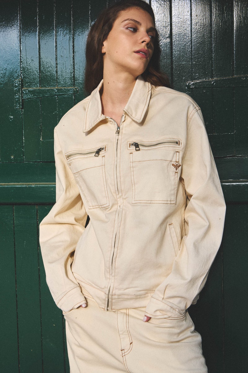 CAMPERA CREAMY LABEL