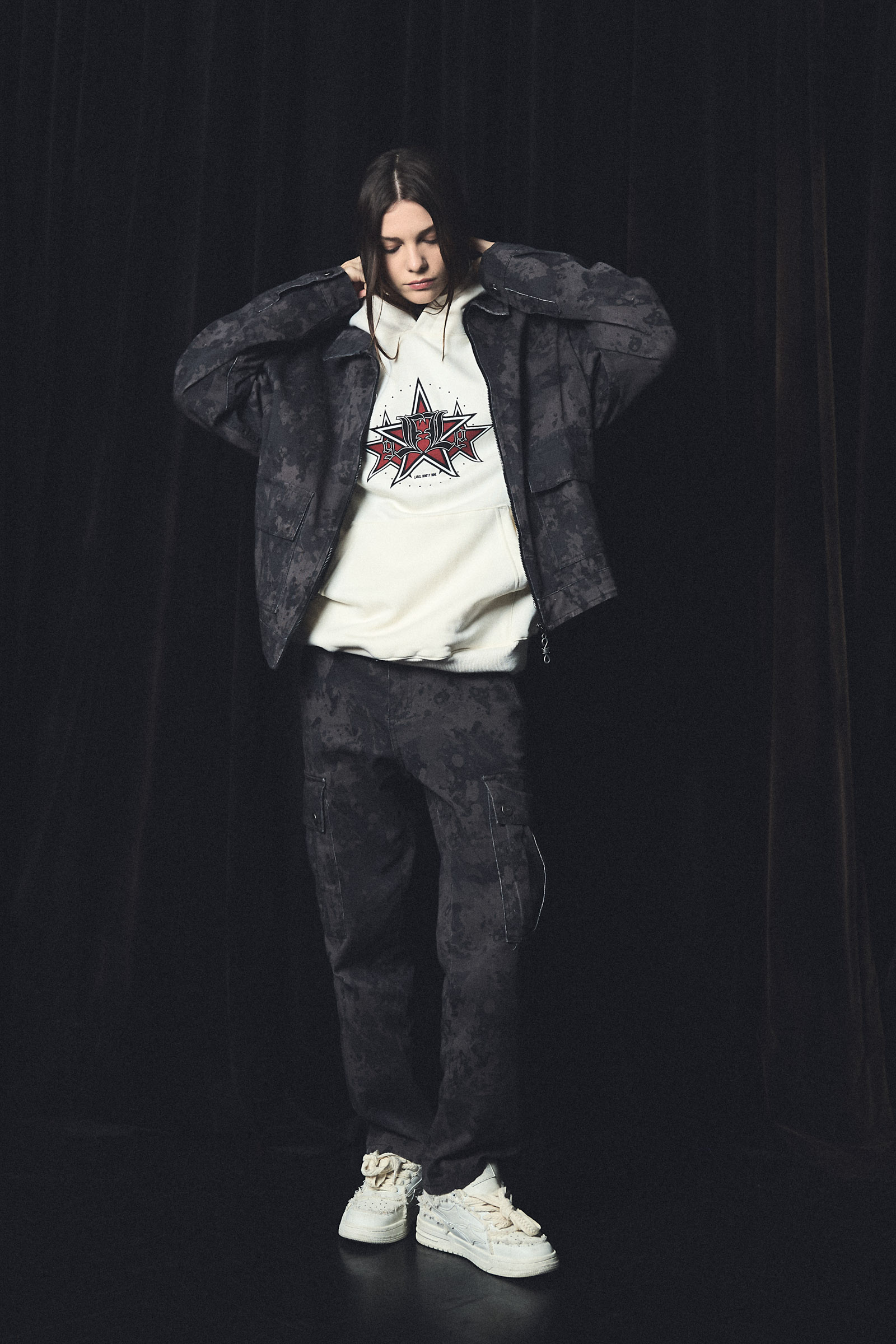 JEAN CARGO SOLDIER LABEL